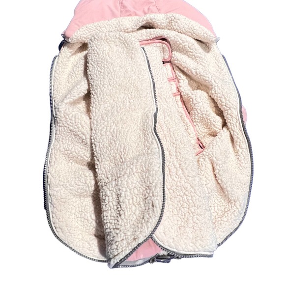 JJ Cole Infant Urban Bundleme Car Seat & Stroller Cover Pink Bunting Bag Sack - Picture 7 of 8